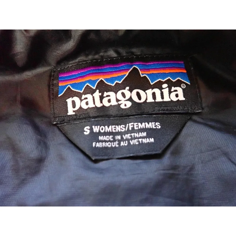 Patagonia Nano Puff Vest Womens Small Black Excellent Quilted Puffer Layering
